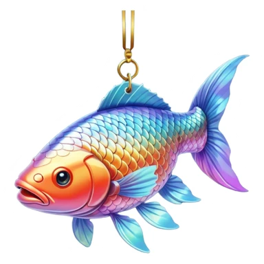 streamer carp hanging sticker