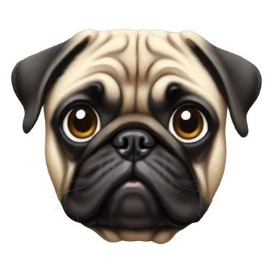 FRANCH PUG sticker