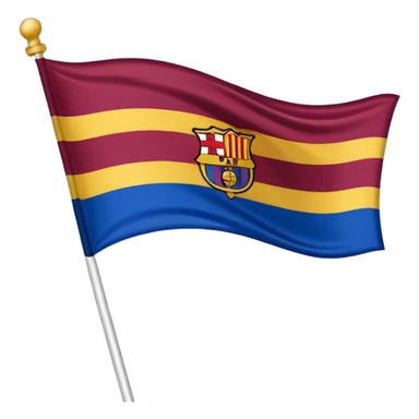 create a barca flag right now sticker