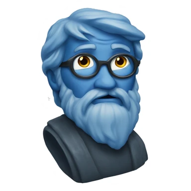 philosopher stone, blue sticker