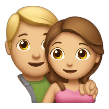 pareja  embarazada  sticker