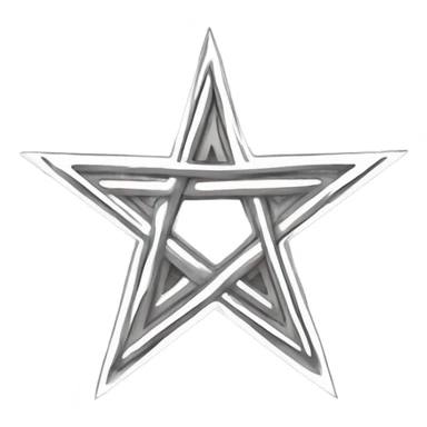 Inverted pentagram sticker