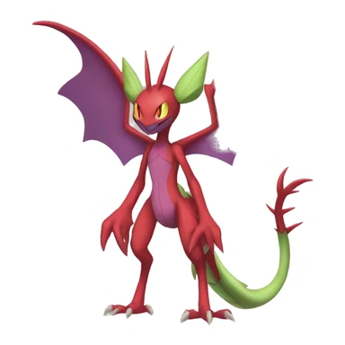  Genesect-Noibat-Flygon-Fakemon full body sticker