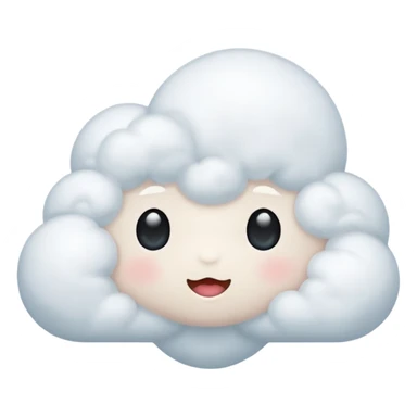 Cute cloud  sticker