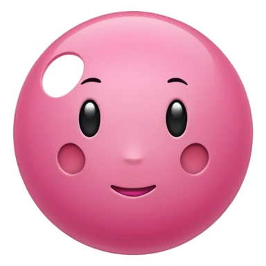 Pink ball sticker