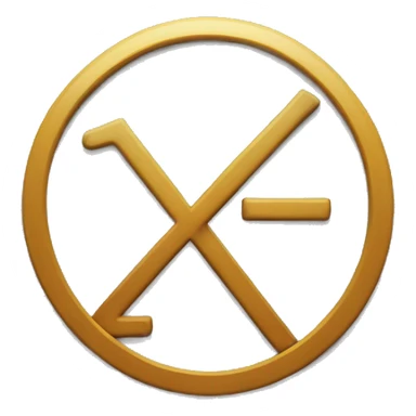 A simple interest rate symbol sticker