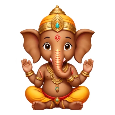 baby Ganesh sticker