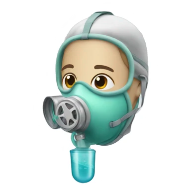 oxygen mask sticker
