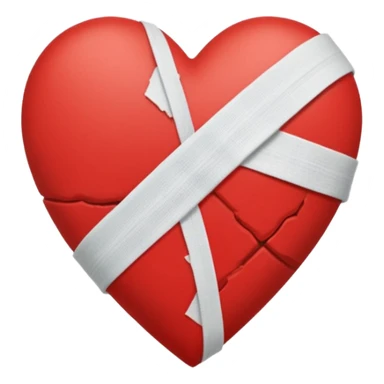 broken ankle heart sticker