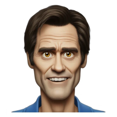 Jim Carrey-rubio-ojos azules -zombie sticker