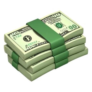 stash of dollars sticker