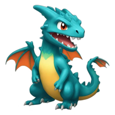 Dracaufeu pokémon sticker
