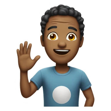 very emotional and happy sticker