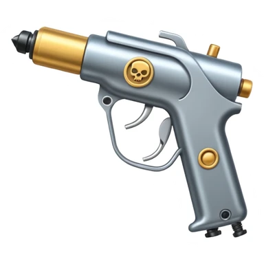 Tattoo gun and needle sticker