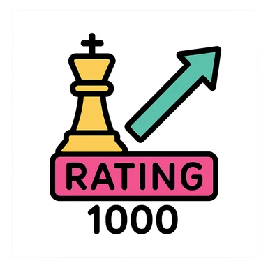 a chess rating going up sticker