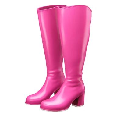 Pink Gogo boots sticker