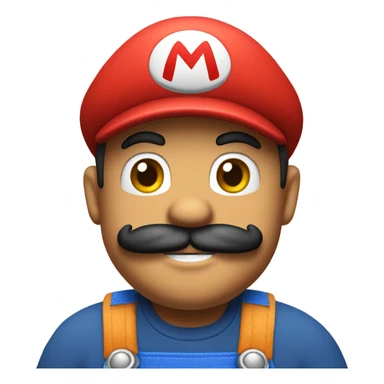 Super Mario bros emoji Mario  sticker