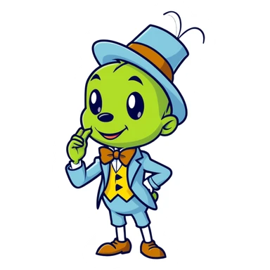 jimminy cricket  sticker