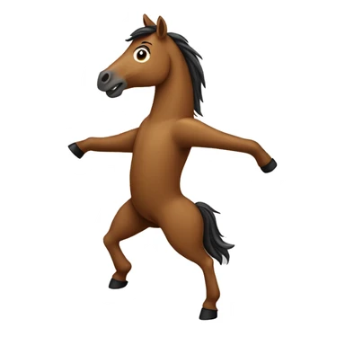 horse dancing sticker