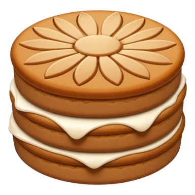 MAKE ME A LOTUS BISCOFF  EMOJI FOR MARKETING ON INSTAGRAM PURPOUSE sticker