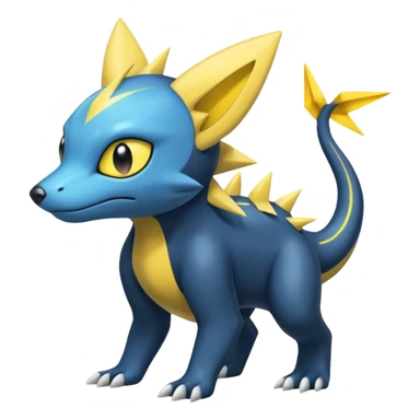  Eel-Manectric-Shinx-Luxray-Electrike-Pokémon-Fakémon-fusion sticker