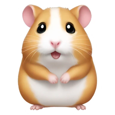 Im just a girl hamster sticker