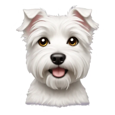 Westie poo sticker