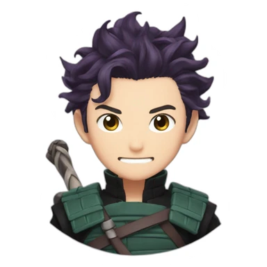 Tanjiro Kamado Demon SLayer sticker