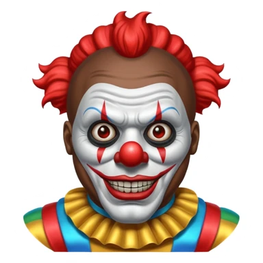iron mike, the absurd clown ai clanker not unlike the terminator but funny and likeable sticker