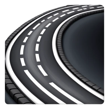 Tire Tracks on a road  sticker