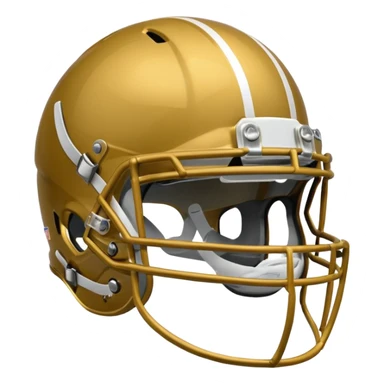 college football player helmets dark gold  sticker