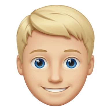 male short blond hair blue eyes 5ft 9 140lbs Italian sticker