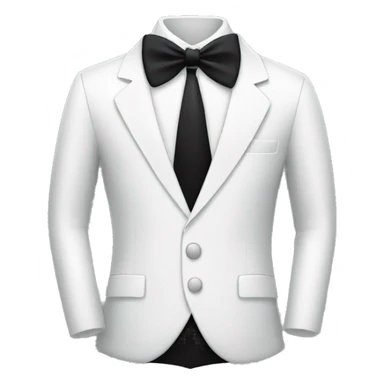 app logo with black tie and white suit basic sticker