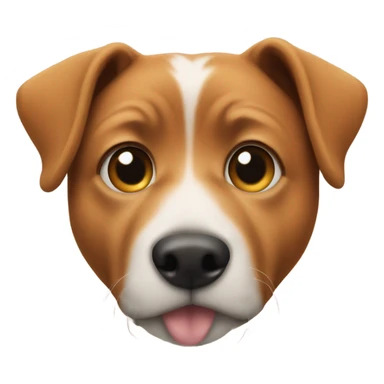 heart with dog’s nose sticker