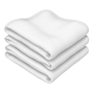 folded clean gauze pad sticker