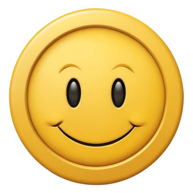 Smiley face with bullseye eyes sticker