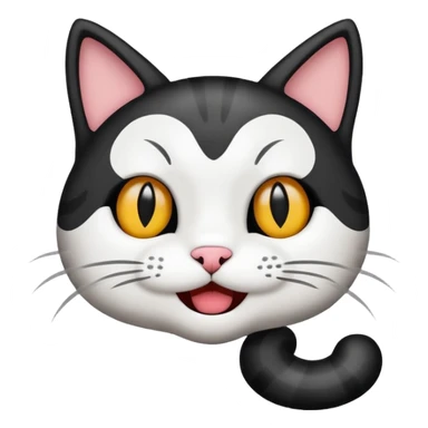 sneaky cat Sticker sticker