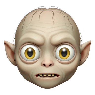 Gollum Lord of rings emoji  sticker