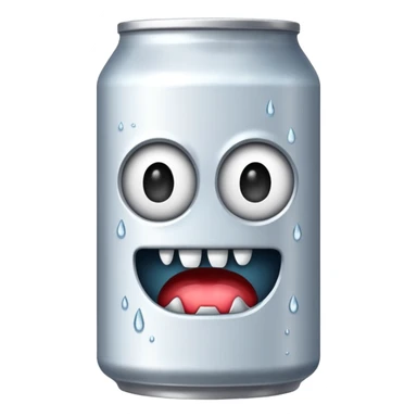 white monster can, energy drink sticker