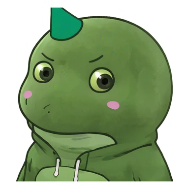 Cute baby crying sticker