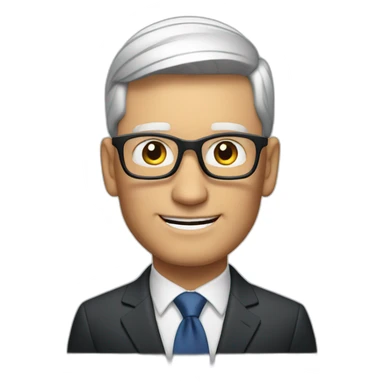 Tim Cook making presentation sticker