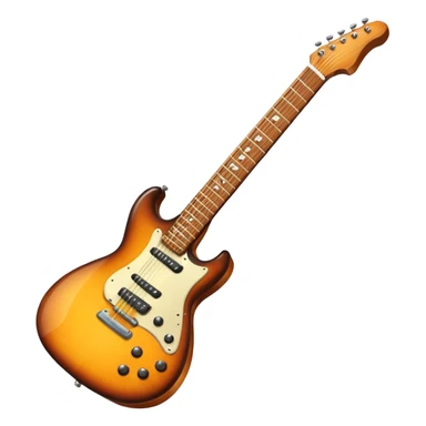a single electric guitar sticker
