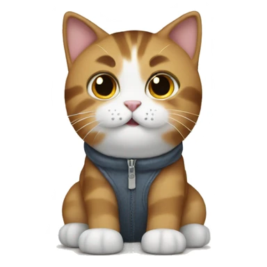 Cat wearing uggs sticker