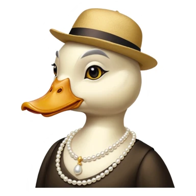 socialite duck sticker