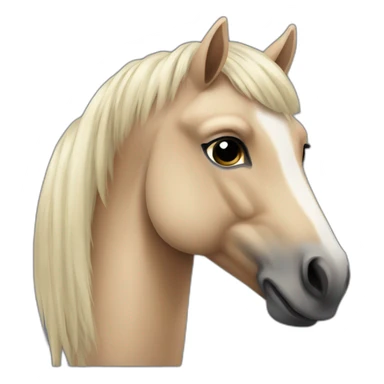 fjord horse sticker