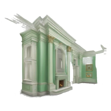 Green Hermitage museum sticker