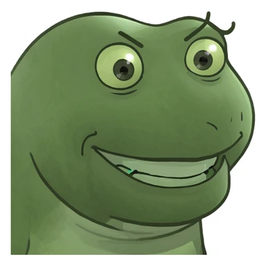 Nervous regular smiling emoji  sticker