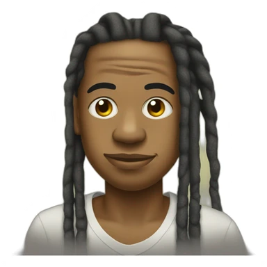 jay-z with dreads sticker