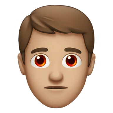 low red eyes   sticker