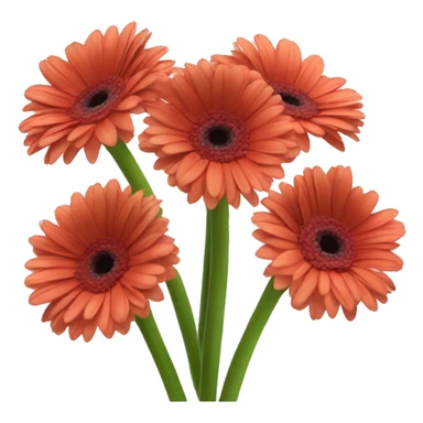 three gerberas sticker